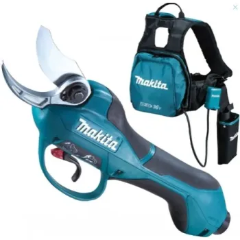 Dārza šķēres Makita 18 V akumulatora, 2 x 5,0 Ah akumulatori, lādētājs DUP362PT2