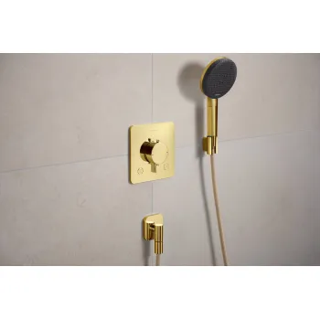Dušas izvads Hansgrohe FixFit Fine Q, pulēta zelta izskats 28884990