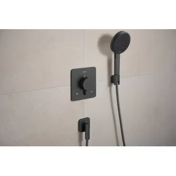 Dušas izvads Hansgrohe FixFit Fine Q, pulēts melns hroms 28884340