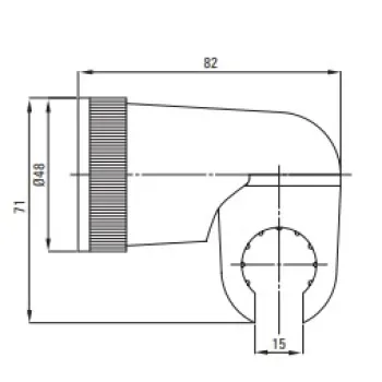 Dušas turētājs Deante, Hromēta ANN_021U