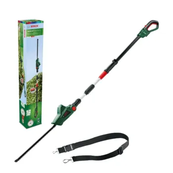 Dzīvžoga šķēres Bosch 18 V akumulatora, teleskopiskās 43 cm, bez akumulatora un lādētāja 06008B3001