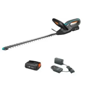 Dzīvžoga šķēres Gardena 18 V akumulatora  EasyCut 55/18 V P4A, 55 cm, 1 x 2,0 Ah akumulators, lādētājs 14735-20