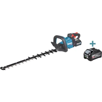 Dzīvžoga šķēres Makita 40 V akumulatora 60 cm, 2 x 4,0 Ah akumulatori, lādētājs UH006GM201