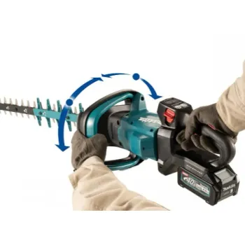 Dzīvžoga šķēres Makita 40 V akumulatora 75 cm, 2 x 4,0 Ah akumulatori, lādētājs UH005GM201
