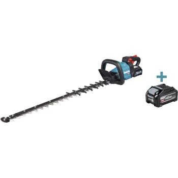 Dzīvžoga šķēres Makita 40 V akumulatora 75 cm, 2 x 4,0 Ah akumulatori, lādētājs UH007GM201
