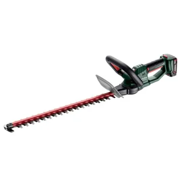 Dzīvžoga šķēres Metabo 18 V akumulatora 55 cm, 2 x 2,0 Ah Li-Power akumulatori, lādētājs 601718500