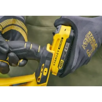 Dzīvžoga šķēres Stanley 18 V akumulatora 50 cm, 1 x 2,0 Ah akumulators, lādētājs SFMCHT650D1-QW