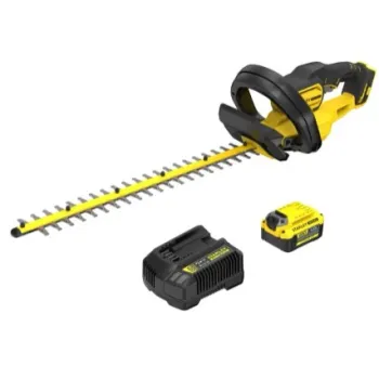 Dzīvžoga šķēres Stanley 18 V akumulatora 55 cm, 1 x 4,0 Ah akumulators, lādētājs SFMCHT655M1-QW