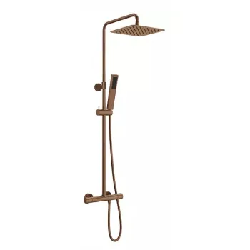 Dušas sistēma O'DESIGN FIGARO ar Termostatu PVD Pulēta Bronza FIG800CB