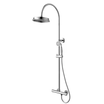 Dušas sistēma O'DESIGN ICARE ar Termostatu dušas galva 22.8cm, rokas duša Hromēta ICA800C