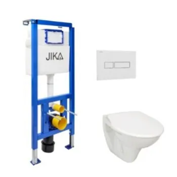 Tualetes poda komplekts Rāmis Jika ar podu Jika Nila, vāku un baltu pogu KMPLJIKAS