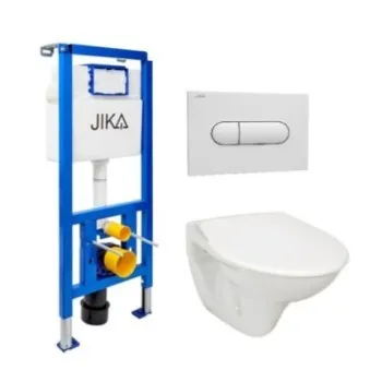 Tualetes poda komplekts Rāmis Jika ar podu Jika Nila, vāku un baltu pogu KMPLJIKASWR