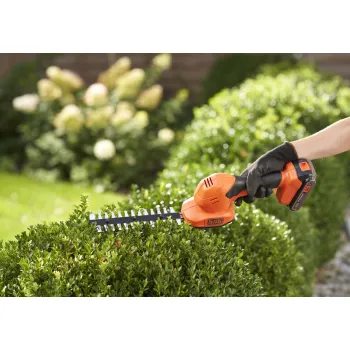 Krūmu un zāles šķēres BLACK+DECKER 18 V akumulatora, 1 x 2,0 Ah  akumulators, lādētājs BCSS18D1-QW