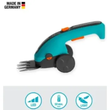 Krūmu un zāles šķēres Gardena 3,6 V akumulatora ClassicCut Li, teleskopiskas, ar integrētu akumulatoru, lādētāju 9886-20