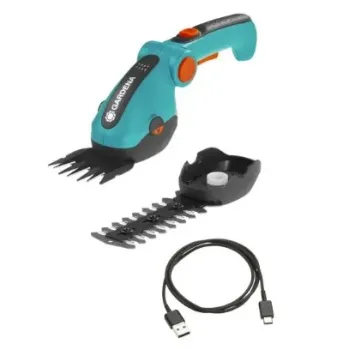 Krūmu un zāles šķēres Gardena 3,6 V akumulatora ComfortCut Li, integrēts akumulators, lādētājs 9888-20