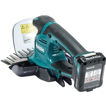 Krūmu un zāles šķēres Makita dārza tehnika 12 V akumulatora, 1 x 2,0 Ah CXT akumulators, UM600DSAE lādētājs
