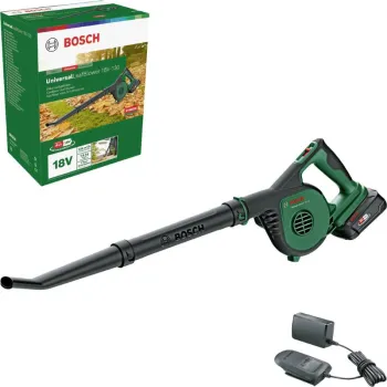 Lapu Pūtējs Bosch 18 V akumulatora, 1 x 2,5 Ah akumulators, lādētājs 06008A0600