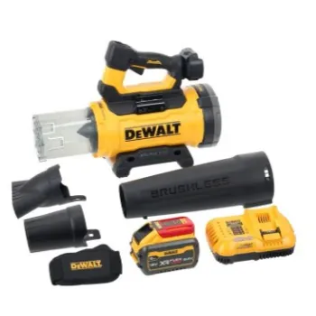 Lapu Pūtējs DeWALT - 54 V akumulatora, 1 x 9,0 Ah akumulators, lādētājs DCMBL777X1