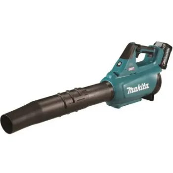 Lapu Pūtējs Makita 40 V akumulatora, 1 x 4,0 Ah XGT akumulators, UB001GM101 lādētājs