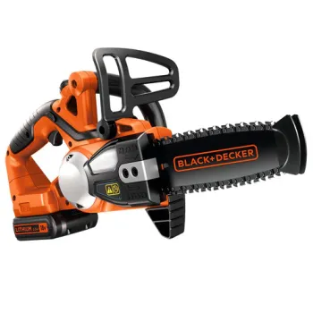 Motorzāģis BLACK+DECKER 18 V akumulatora 20 cm, 1 x 2,0 Ah akumulators, lādētājs GKC1820L20-QW