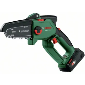 Motorzāģis Bosch 18 V akumulatora 15 cm, 1 x 2,5 Ah akumulators, lādētājs 06008B8900