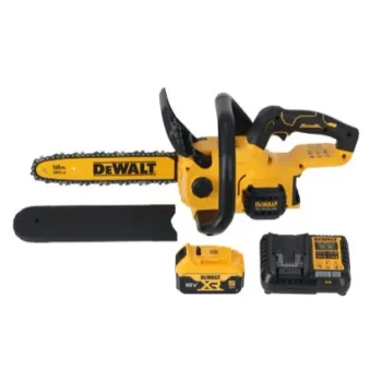 Motorzāģis DeWALT 18 V akumulatora 30 cm, 1 x 5,0 Ah akumulators, lādētājs DCMCS565P1