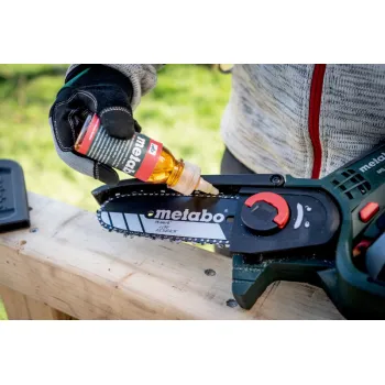 Motorzāģis Metabo 18 V akumulatora 15 cm, 1 x 2,0 Ah akumulators, lādētājs 600856500