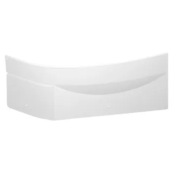 Vannas panelis Polysan Mamba 170 L, kreisais, balts 76313