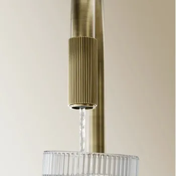 Virtuves izlietnes maisītājs Omnires Switch ar filtra sistēmu Matēta antīks Zelts SW9057-FD1BR
