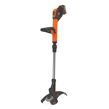 Trimmeris BLACK+DECKER 18 V akumulatora ar auklu, 28 cm pļaušanas platums, 1 x 4,0 Ah akumulators, lādētājs STC1840PC-QW
