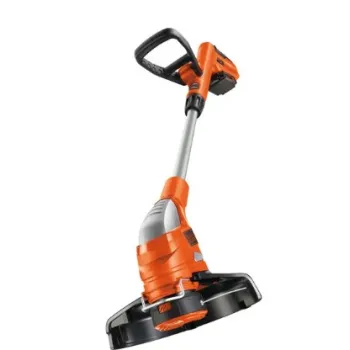 Trimmeris BLACK+DECKER 18 V ar auklu, 23 cm pļaušanas platums, 1 x 2,0 Ah akumulators, lādētājs GLC1823L20-QW