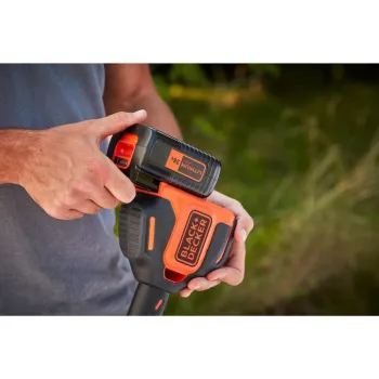 Trimmeris BLACK+DECKER 36 V akumulatora ar auklu, 33 cm pļaušanas platums, 1 x 2,5 Ah akumulators, lādētājs BCSTA536L1-QW