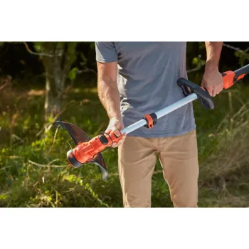 Trimmeris BLACK+DECKER 36 V akumulatora ar auklu, pļaušanas platums 33 cm, bez akumulatora un lādētāja BCSTA536B-XJ