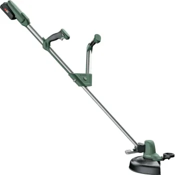 Trimmeris Bosch 18 V akumulatora ar auklu, 26 cm pļaušanas platums, 1 x 2,0 Ah akumulators, lādētājs 06008C1D03