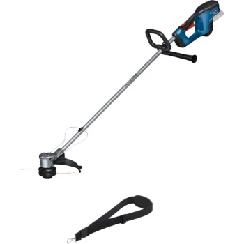 Trimmeris Bosch 18 V akumulatora ar auklu, 33 cm pļaušanas platums, bez akumulatora un lādētāja 06008D0000