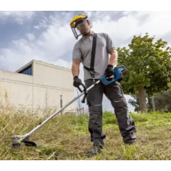 Trimmeris Bosch 18 V akumulatora ar auklu, 33 cm pļaušanas platums, bez akumulatora un lādētāja 06008D1000