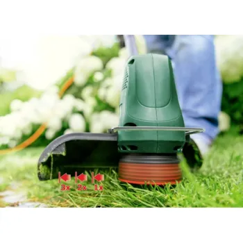 Trimmeris Bosch ar auklu 280 W, pļaušanas platums 23 cm 06008C1H01