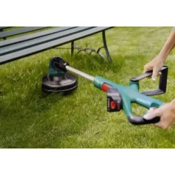 Trimmeris Bosch ar auklu 480 W, pļaušanas platums 30 cm 06008A5400