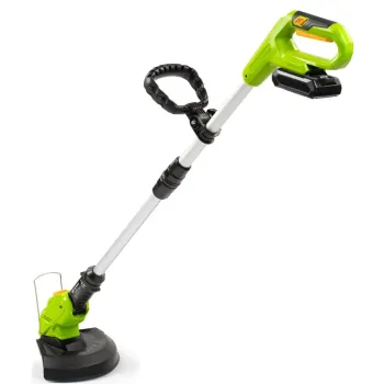 Trimmeris Fieldmann 18 V akumulatora ar auklu, pļaušanas platums 26 cm, 1 x 1,5 Ah litija jonu akumulators, lādētājs 50003869