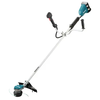 Trimmeris Makita 18 V akumulatora krūmgriezis, 35 cm pļaušanas platums, 2 x 5,0 Ah akumulatori, lādētājs DUR368APT2