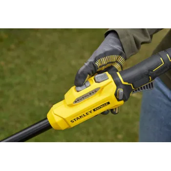Trimmeris Stanley 18 V akumulatora sr auklu, 33 cm pļaušanas platums, bez akumulatora un lādētāja SFMSTB930B-XJ