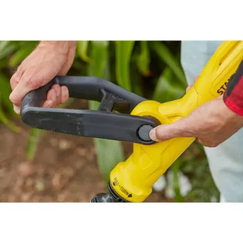 Trimmeris Stanley 8 V akumulatora ar auklu, 33 cm pļaušanas platums, bez akumulatora un lādētāja SFMCST933B-XJ