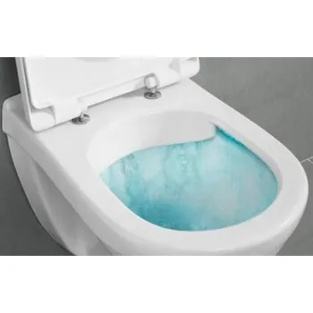 Tualetes poda komplekts TECEbase rāmis ar Villeroy & Boch O.novo Rimless podu, SoftClose Slim vāku un TECEnow Melnu pogu