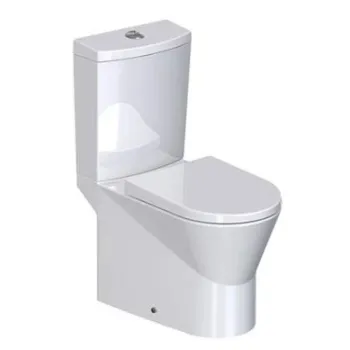 Tualetes pods Sanindusa URB.Y 65 Rimfree, ar EasyClipp vāku, Balts 140910004