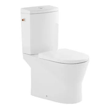 Tualetes pods Sanindusa URB.Y 65 Rimfree, ar EasyClipp vāku, Balts 140916004