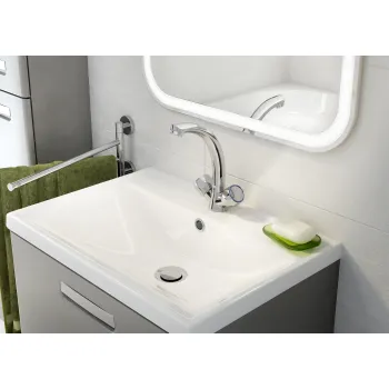 Vannas istabas Izlietnes Maisītājs Deante Teno, BON_020D Hromēts