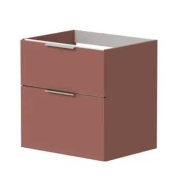 Vannas istabas skapītis Kame Big 60cm 2 atvilknes, bez izlietnes, Antique red BU/6-3DR/40-BIG