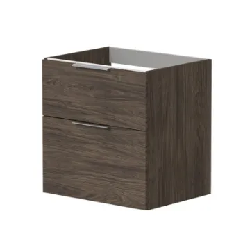 Vannas istabas skapītis Kame Big 60cm 2 atvilknes, bez izlietnes, Brūns Ozols BU/6-3DR/20-BIG