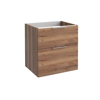 Vannas istabas skapītis Kame Big 60cm 2 atvilknes, bez izlietnes, Tobacco oak BU/6-3DR/19-BIG