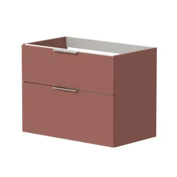 Vannas istabas skapītis Kame Big 80cm 2 atvilknes, bez izlietnes, Antique red BU/8-3DR/40-BIG